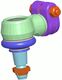 BALL JOINT LEMFORDER 88 MM RIGHT SELF LOCKING NUT